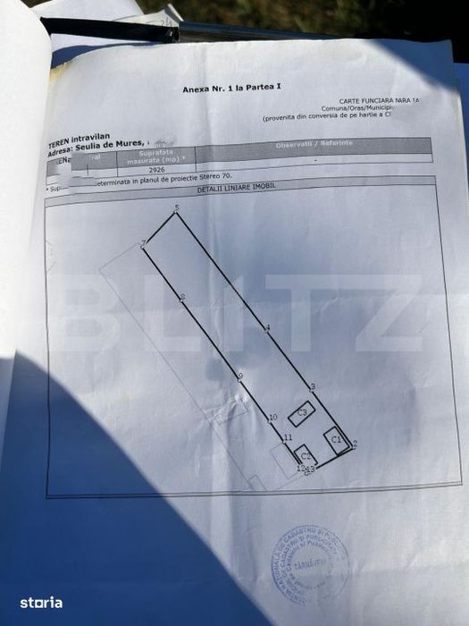 Casa individuala, 40 mp, teren 2.926 mp, zona Seulia de Mures