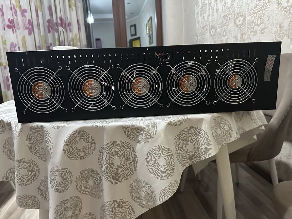 Риг майнинг корпус с вентиляторами только корпус