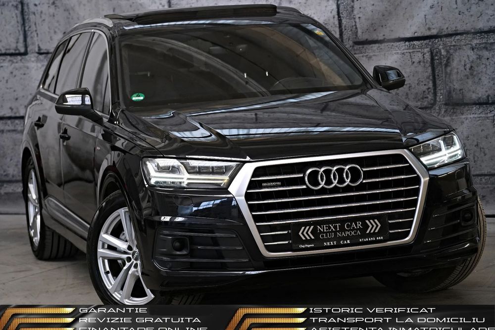 Audi Q7 GARANTIE 36 LUNI*RATE*DISTRIBUTIE*S-Line Plus*7 Locuri*Panorama*Full