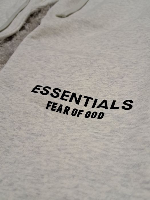 Pantaloni Essentials Fear of God Oatmeal/Gri