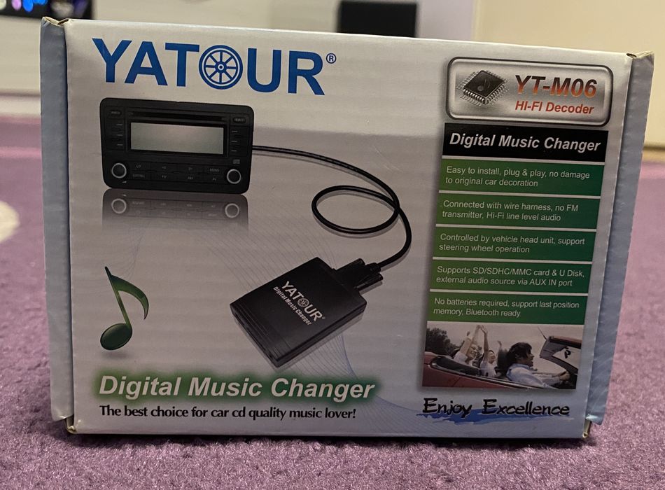 Дигитален CD Changer за RD3 Peugeot Citroen - YATOUR