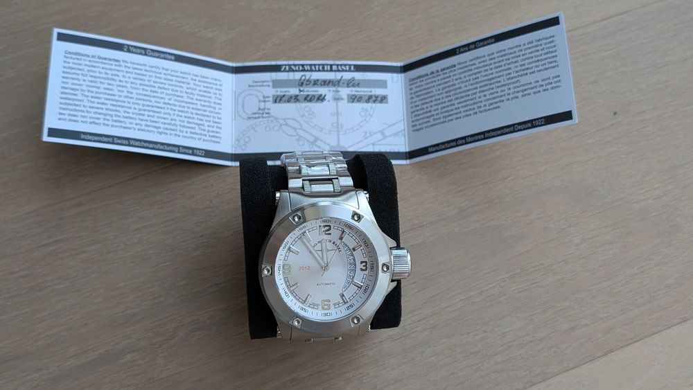 Ceas Zeno Watch Basel Jumbo Heavy Metal 2012 Automatic – Swiss Made – CA NOU - GARANȚIE + SERVISAT recent