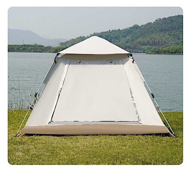 Палатка 4 местный-210х210х135 см Автомат 10 секунд Доставка бесплатно