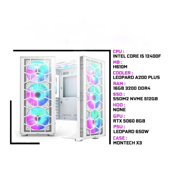 H610 i5 12400F DDR5 16Gb RTX5060 8Gb