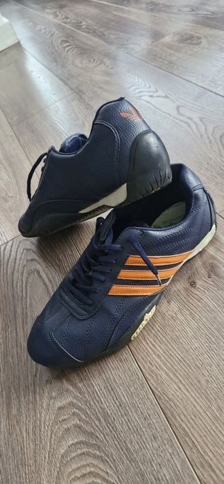 Ретро Adidas Goodyear 42,  естествена кожа Salamander 41