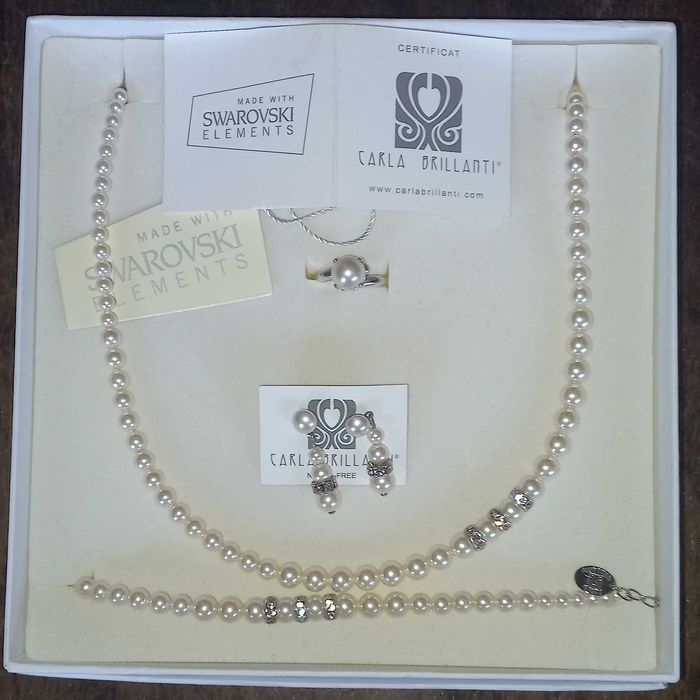 Set colier din perle Swarovski Carla Brillanti