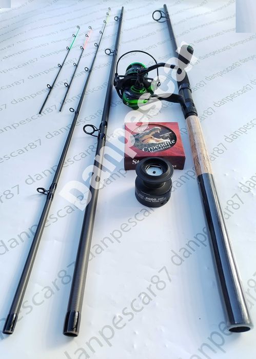 SET FEEDER Lanseta SEEKER 3,30m 180gr +Mulineta SPARKLER 4000+150m fir