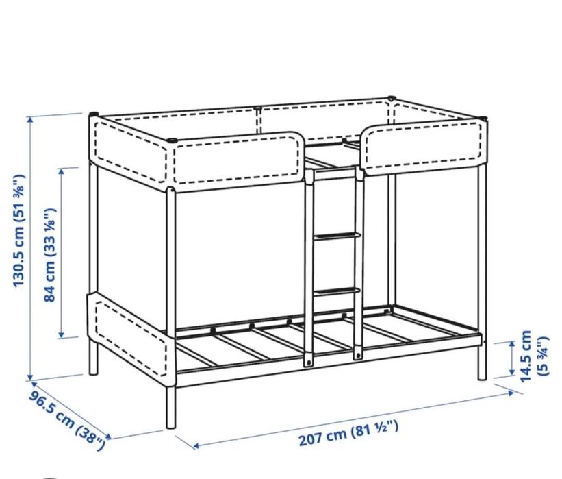 Двухъярусная кровать Икеа