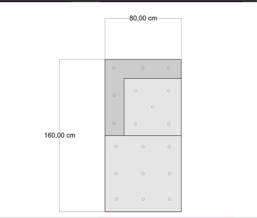 Модулен диван - комплект 2 пуфа и 2 възглавници - 3 модула