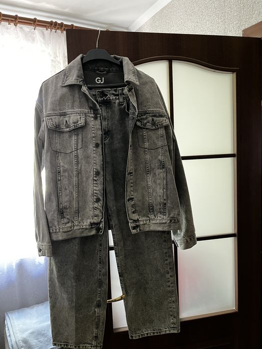 Продам джинсовый костюм, (возраст: 14+ лет; рост: 170см)