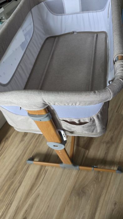 Patut bebe Momi co-sleeper Revo 0-9 kg Light Grey