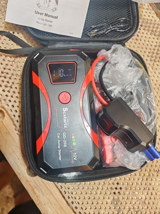 Преносим стартер за автомобил Scstartx QD-208, 2000A, 12V