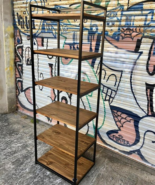 Етажерка от метал и дърво различни видове