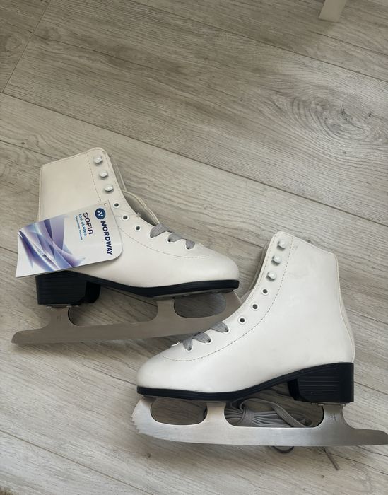 Новые Коньки детские для девочек NORDWAY Sofia 35 размер