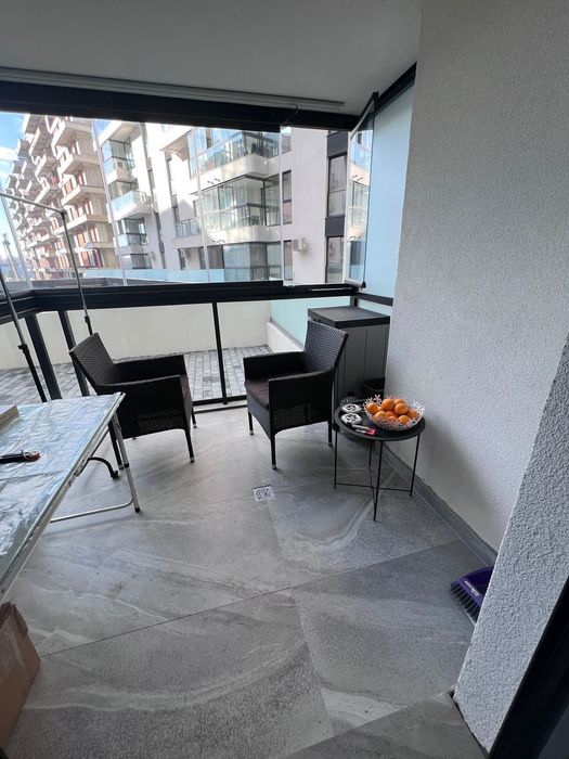 Tomis Park 2 camere cu terasa mobilat utilat 08m