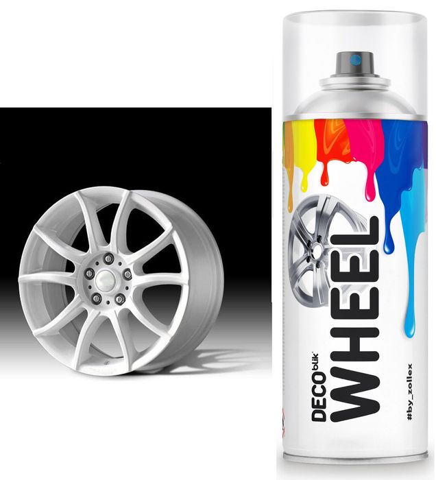 спрей боя за джанти сребърна silver deco bilik wheel rims paint ...