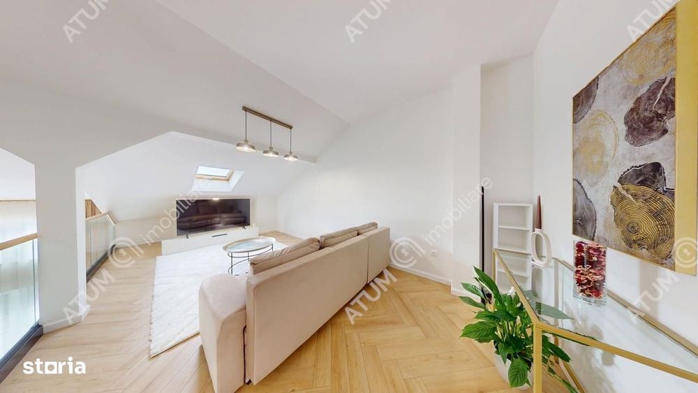 Penthouse 5 camere 3 bai parcare mobilat complet Turnisor Sibiu