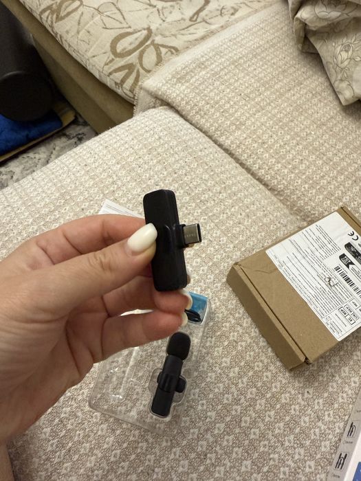 Петличка для  iphone беспроводная и Type-C