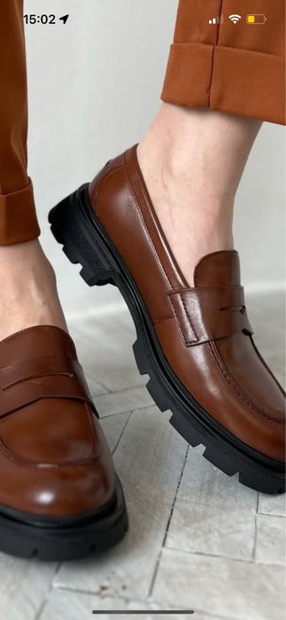 Лоферы коричневые 36 размер