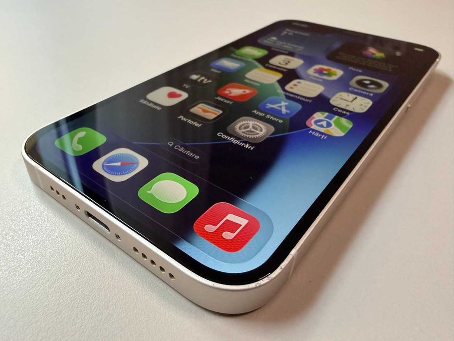  Apple / iPhone 12 128 Gb / White / 100% Acumulatorul