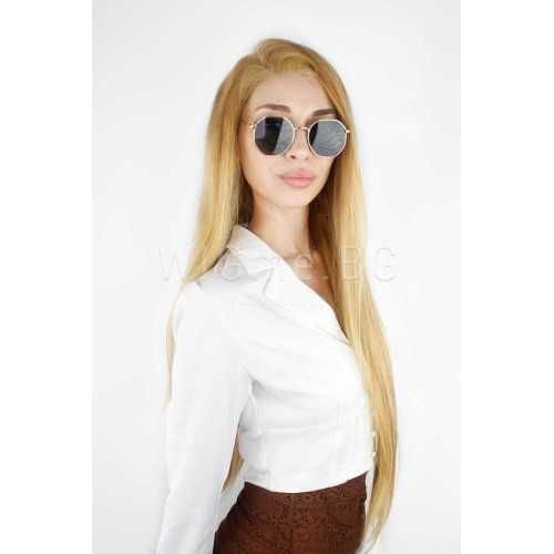 100% естествена Virgin Remy руса лейс фронт перука серия Белисима