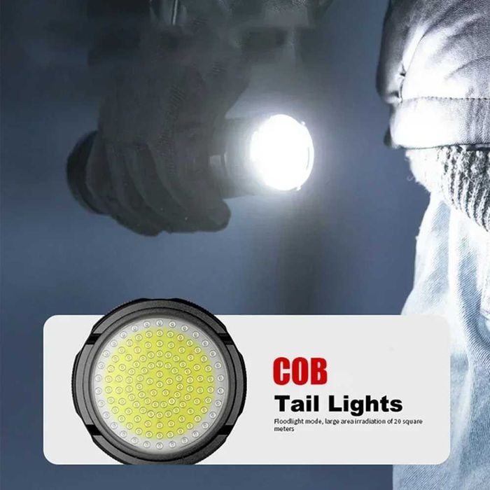 E－SMARTER LED Фонарик 100000 Люмен
