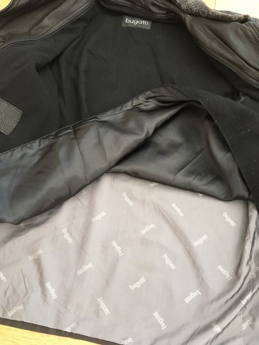 Geaca piele , lunga, Bugatti marime XXL,tip parker