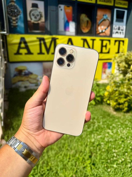 iPhone 12 Pro Max / 256GB / Gold - Impecabil