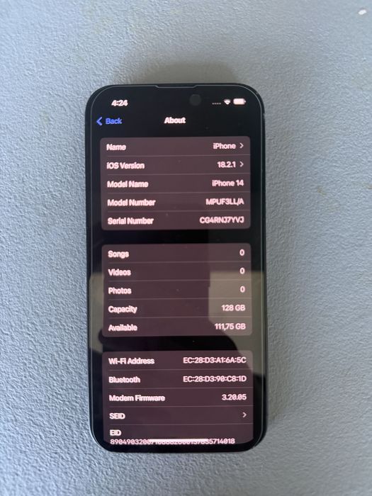 iPhone 14 128GB.