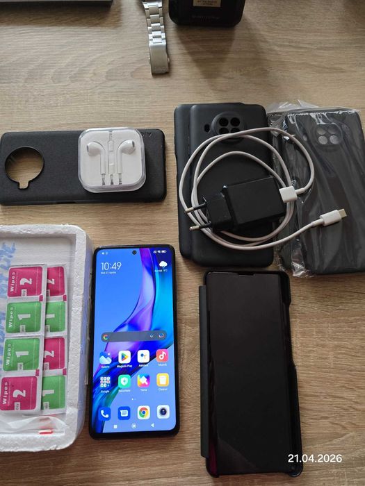Xiaomi Mi 10T Lite 5G, 128GB, 6GB RAM - Ca Nou + 6 Huse & Căști