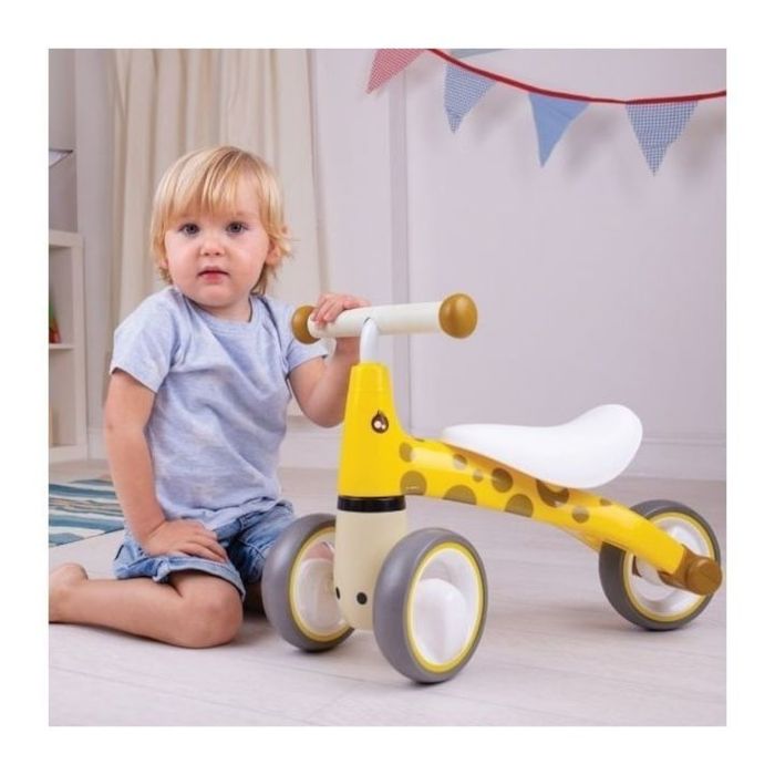 Детско балансно колело Bigjigs Diditrike, Жираф, Жълт