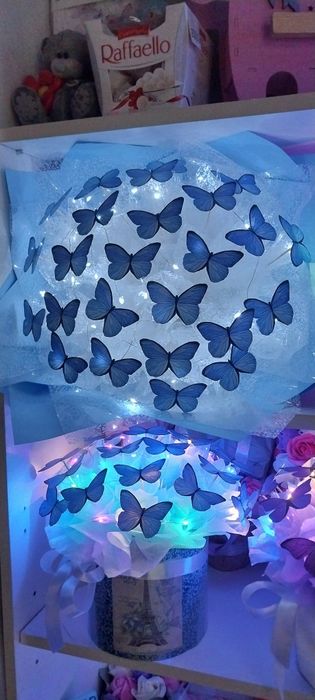 Букеты и композиции из бабочек