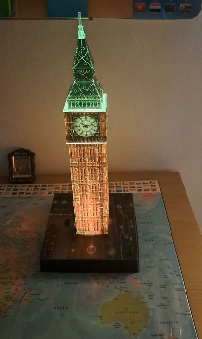Puzzle  3D: Big Ben. Ediție luminoasă