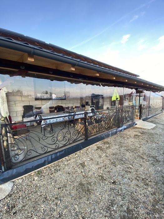 Producator folie pvc cristal pentru terase,foisoare si balcoane!80ron