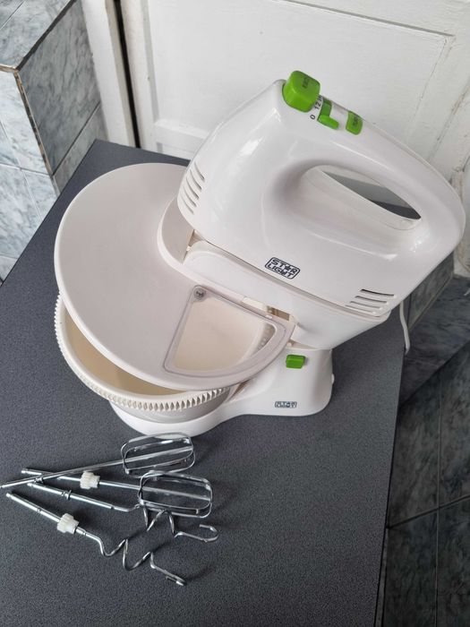Mixer cu bol Star-Light SM-G300, 300W, Bol 2.5L, Alb/Verde – Preț Negociabil
