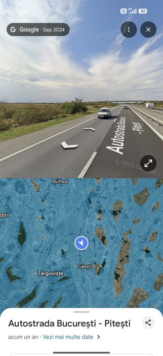 Teren extravilan autostrada A1 Pitești - București