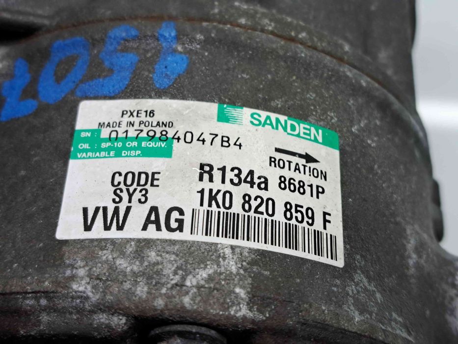 Compresor clima  Skoda Octavia 2 (1Z3) [Fabr 2004-2013] 1K0820859F 1.9