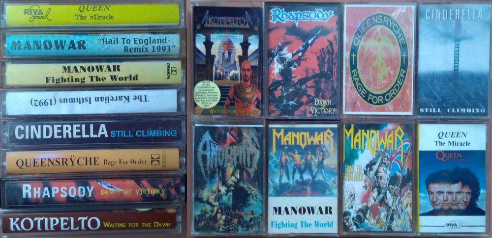 #3 - Аудио касети - неофициални издания, рок, хард, хеви. 10 лв.