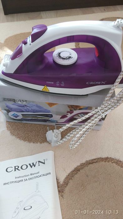 Нова парна ютия Crown