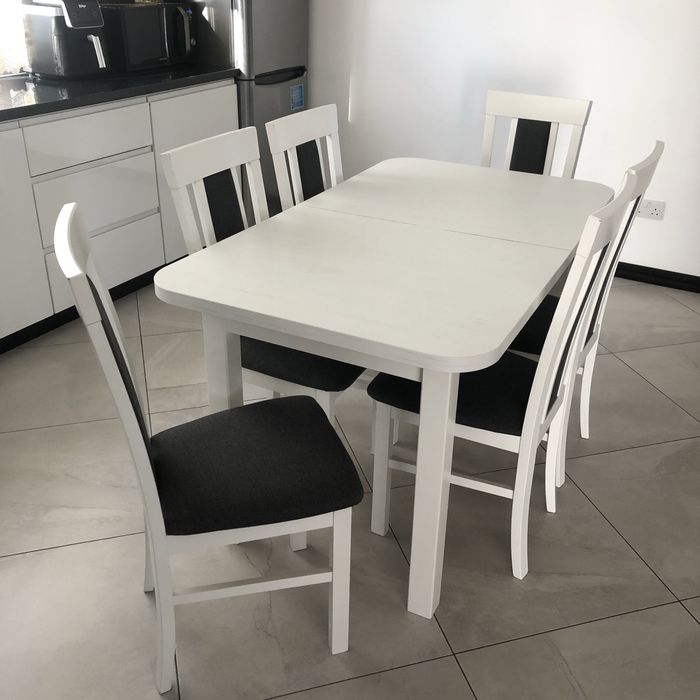 Masa+6 scaune de lemn masiv