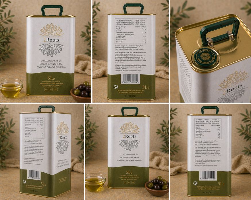 Ulei de măsline extravirgin Grecia  3L / 5L PRESAT LA RECE produs Premium, aciditate 0,4%