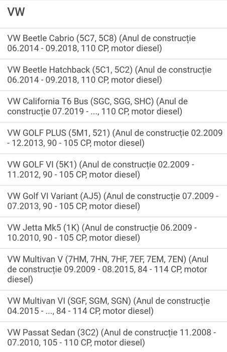 Volantă Originală Volkswagen 03L105266EB Compatibilă AUDI SEAT VW NOUĂ