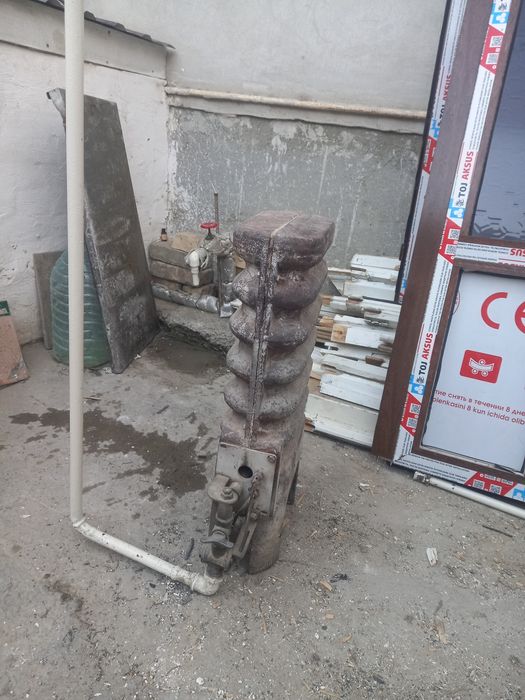 Чугунви печка сотлади