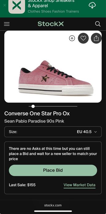 converse one star pro OX (SEAN PABLO/90S PINK)
