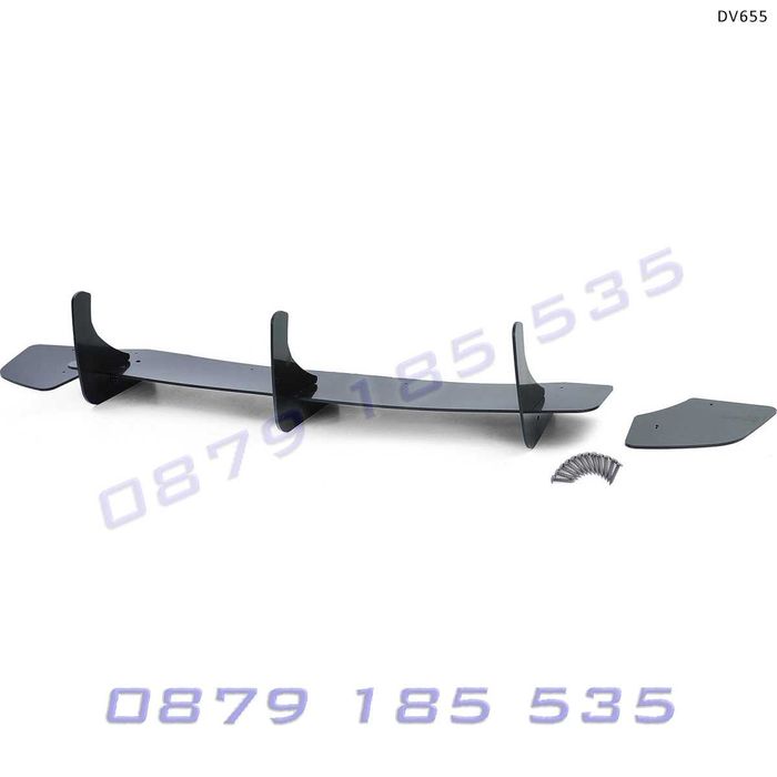 Тунинг дифузьор разширение задна броня VW Scirocco R черен гланц