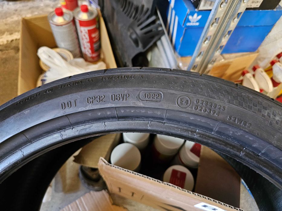 285/35/18 Bridgestone Potenza 255/35/19 Continental Sport Contact 6
