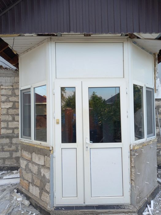 Пластиковые окна и дверь