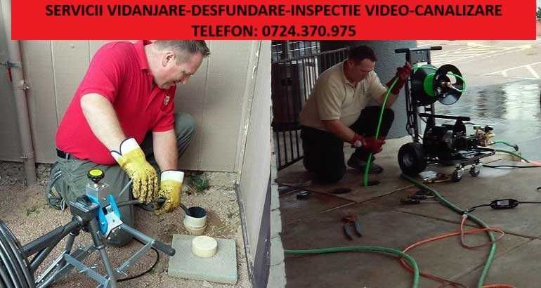 Vidanjare Desfundare Canalizare