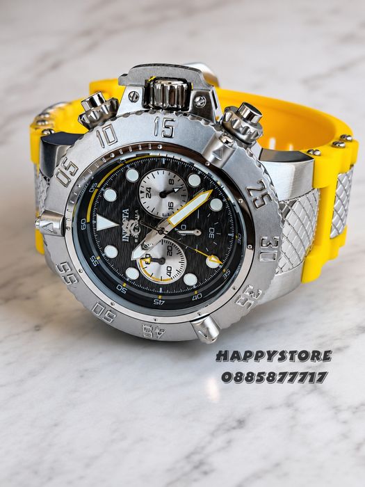 INVICTA SUBAQUA Yellow 50 mm, Инвикта нов мъжки часовник