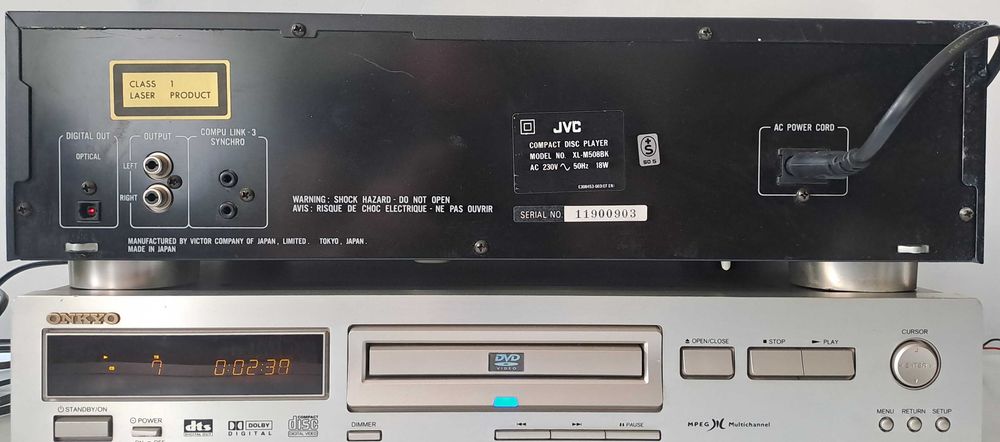 JVC XL-M508 Changer 6 Discuri + Sertar Individual Japan CD Player pt Amplificator